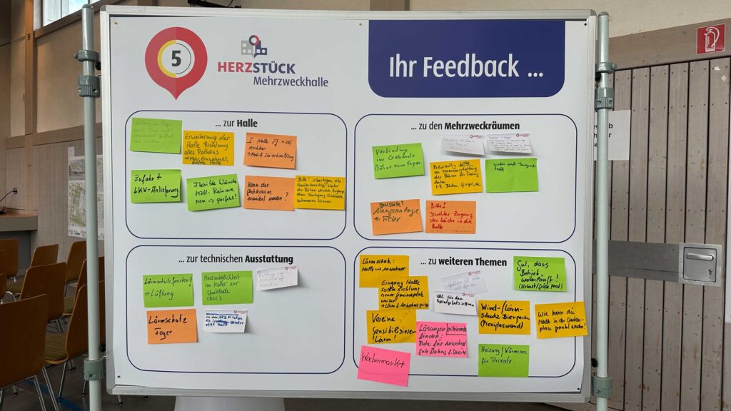 Feedback Mehrzweckhalle